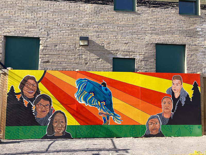 A New Mural Brings Beauty To Boyle Street Community Services Boyle   Boyle Street Mural.JPG